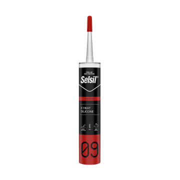 Selsil X Isı Silikon 280 ml Kırmızı (150°)