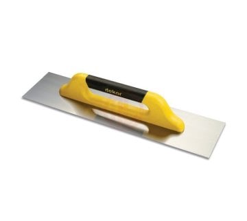 Outlet Dekor Hassan Alçı Malası Kapalı Plastik Saplı Yay Çeliği 30 Cm