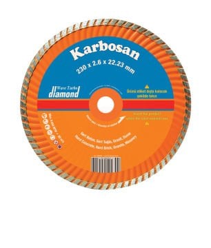 Karbosan Turbo Kanallı Elmas Kesici Normal 115x2,2x22,23 mm - KAR950410