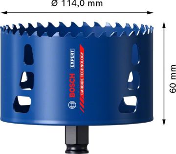 Bosch Delik Açma Testeresi Expert PC-Plus TM 114 mm - 2608900442