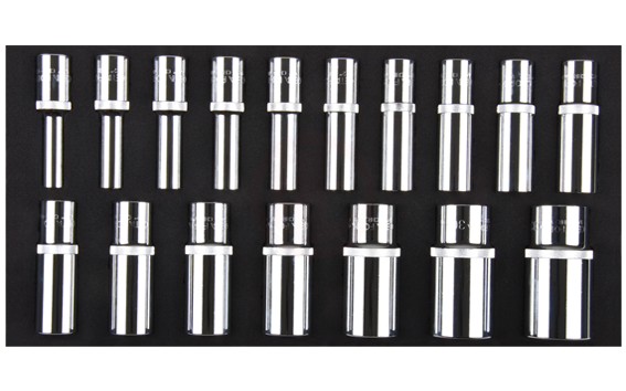 Ceta Form 17 Parça 1/2 İnç 6 Köşe Derin Lokma Anahtar Takımı (Eva Lı)