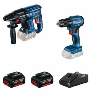 Bosch Akülü Kırıcı Delici Set GBH 180-LI + GSR 185-LI Karton Kutu