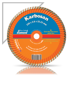 Karbosan Turbo Kanallı Elmas Kesici Normal 180x2,4x22,23 mm - KAR950420