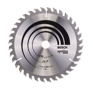 Bosch Daire Testere Bıçağı Optiline Wood 254x30 mm 24 Diş - 2608838412