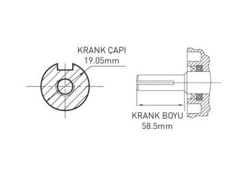 Kama By Reis Benzinli Motor 7 Hp - KBRKGL210MH
