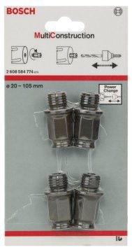 Bosch Speed For MultiConstruction Delik Açma Testeresi Dönüştürme Somunu (4 Parça) - 2608584774