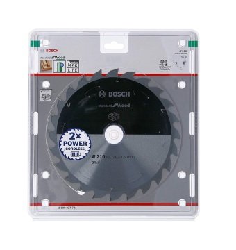 Bosch Daire Testere Bıçağı Standard For Wood 216x30 mm 24 Diş - 2608837721