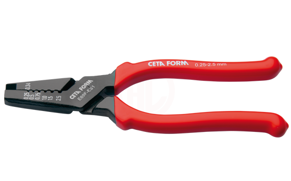 Ceta Form Kablo Yüksüğü Sıkma Pensesi (Dövme) 190 Mm (Ø 0.50 16 Mm)