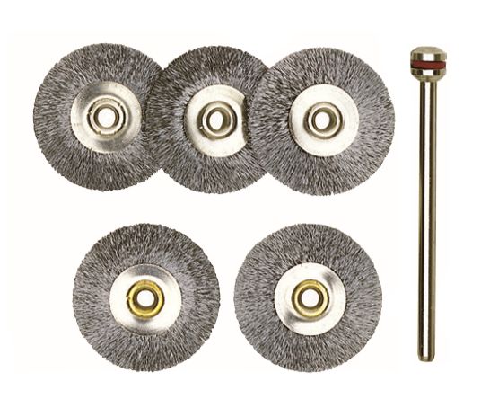 Proxxon Çelik Fırça Disk 22 mm (5 Parça) (28956)