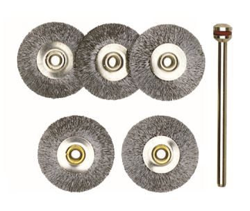 Proxxon Çelik Fırça Disk 22 mm (5 Parça) (28956)