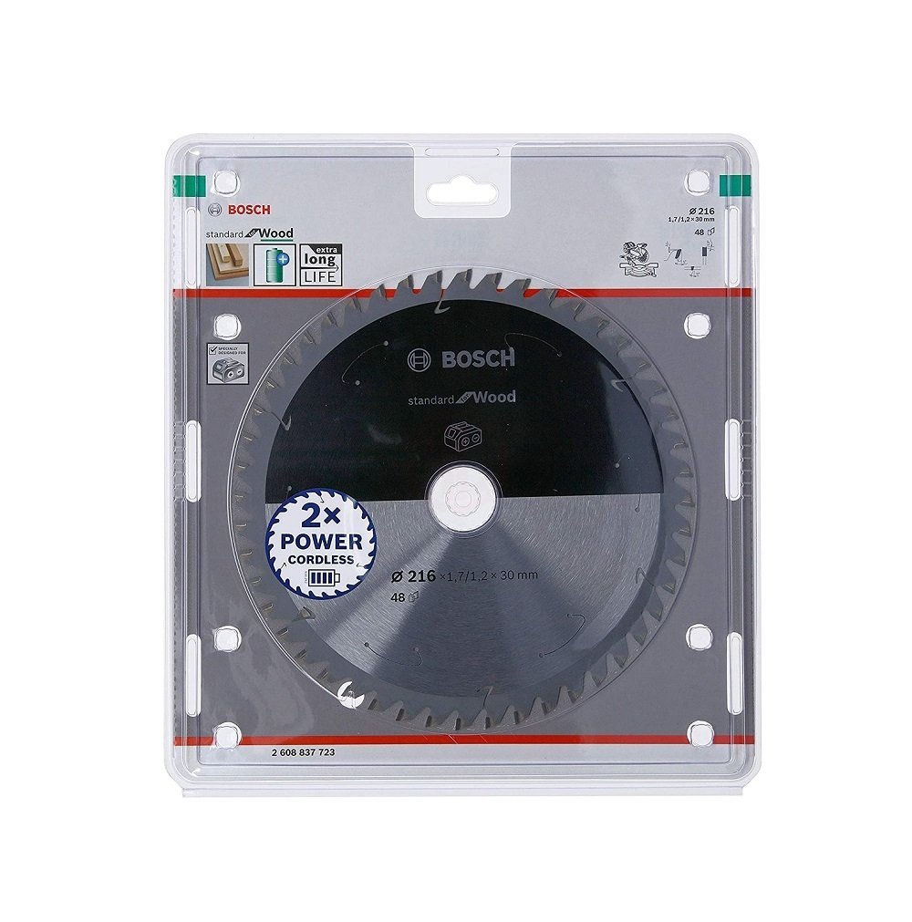 Bosch Daire Testere Bıçağı Standard For Wood 216x30 mm 48 Diş - 2608837723
