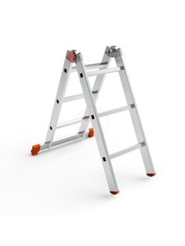 Saraylı İki Parçalı Katlanır Merdiven 2x3 Basamaklı 190 Cm