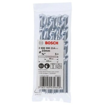 Bosch Taş Matkap Ucu CYL-1 Impact 10x120 mm (5 Adet) - 2608590214