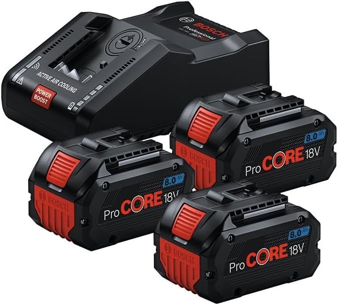 Bosch 3 x Procore 18V 8.0AH + Gal 18V-160 Profesyonel (Starter Başlangıç Kit)