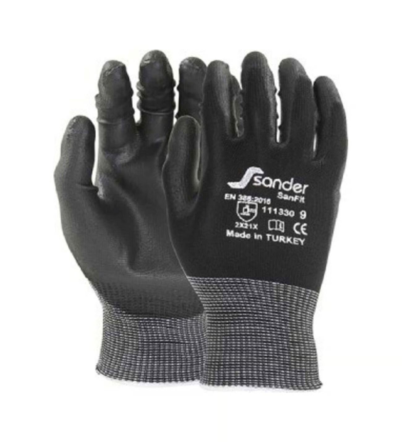 Sander Poliüretan Hassas Montaj Eldiveni No:8