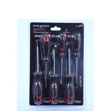 Worldforce Torx Tornavida Seti (6 Parça)