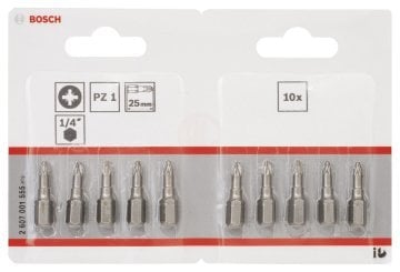 Bosch Vidalama Ucu Extra Hard PZ1x25 mm (10 Adet) - 2607001555