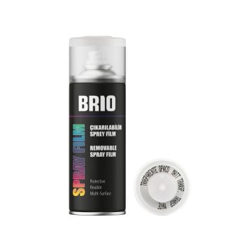 Brio Sprey Boya Çıkarılabilir Opak Transparan 400 Ml
