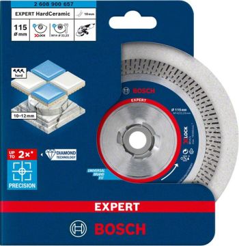 Bosch X-Lock Elmas Kesme Diski Expert BFHaCeram 115 mm - 2608900657