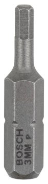 Bosch Vidalama Ucu Extra Hard HEX3x25 mm (3 Adet) - 2607001722