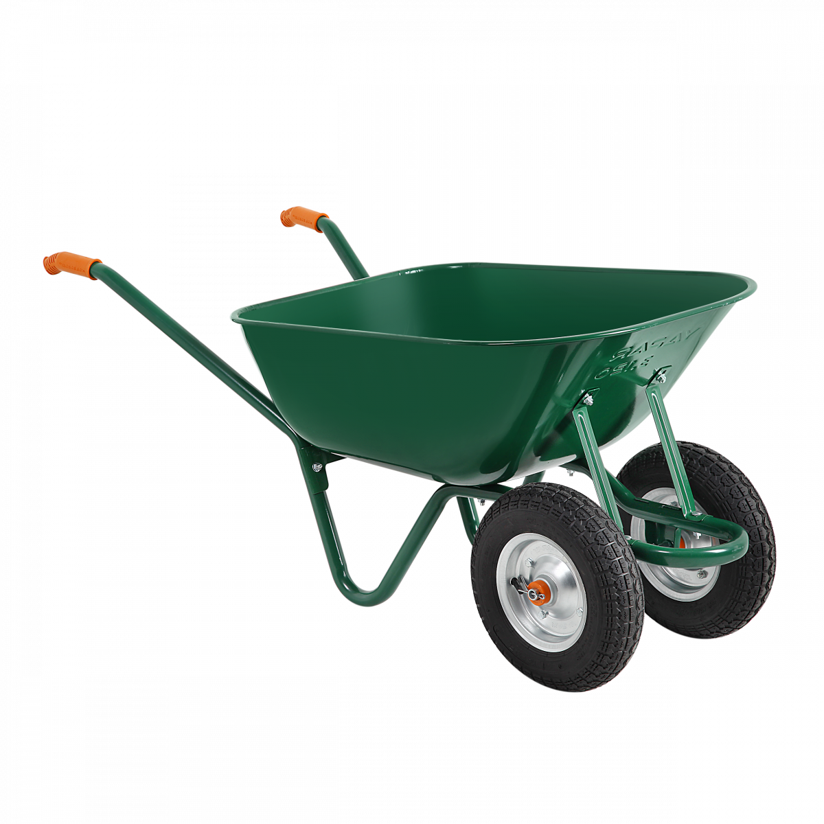 YAPAR Demonte Çift Tekerlekli El Arabası 3.120 Şişme Rulmanlı (3,50x7)