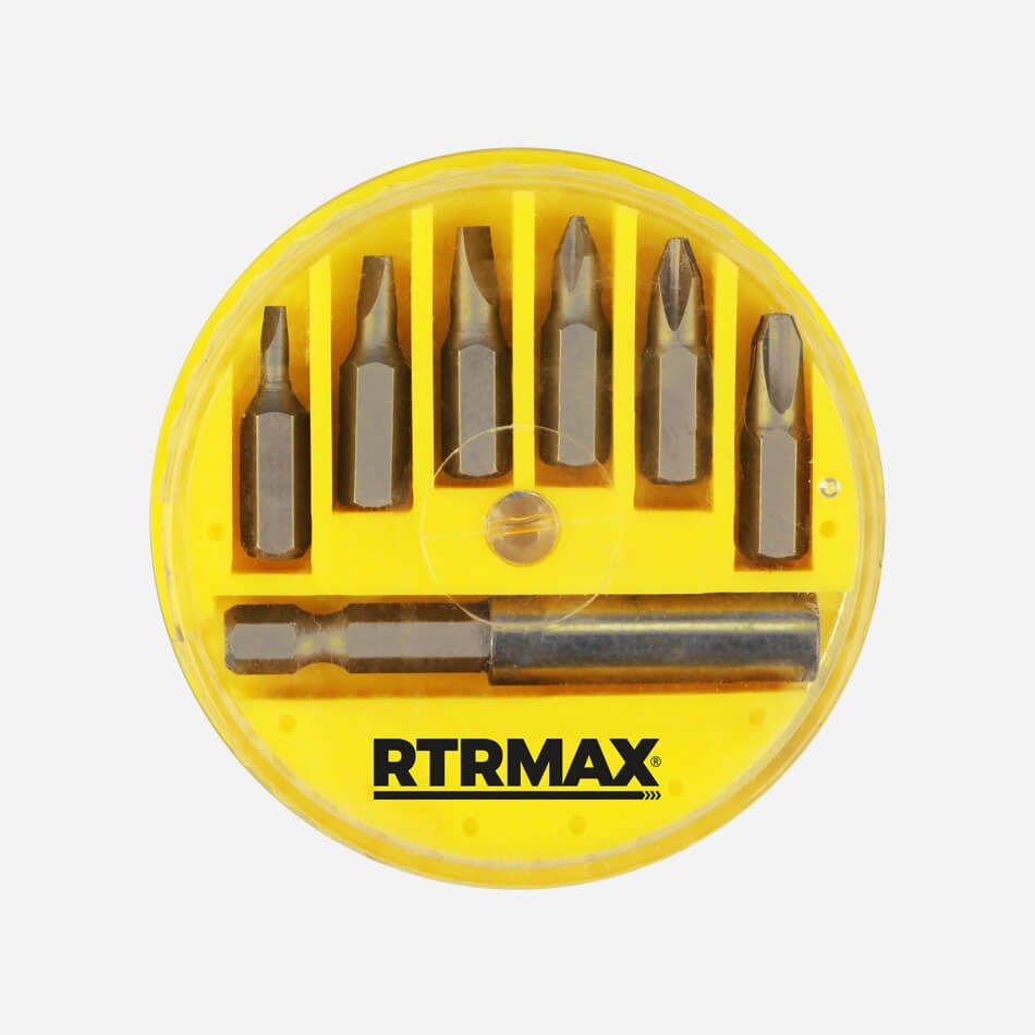 Rtrmax RB301 Bits Uç + Adaptör 7 Li Set