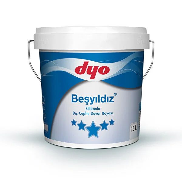 Dyo Beşyıldız Silikonlu Dış Cephe Boyası Baz C 15 Lt