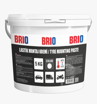 Brio Lastik Montaj Kremi Beyaz 5 Kg