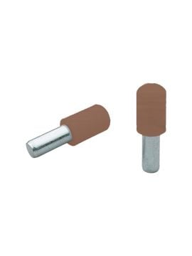 Ayder Plastik Başlı Metal Raf Pimi Meşe (1 Paket/100 Adet)