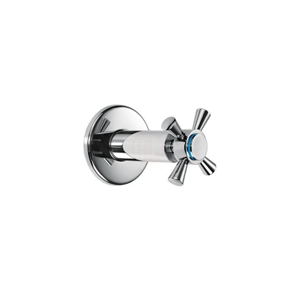 Eca Quadrille Ankastre Ara Kesme Valfi G1/2 Krom - 102151010
