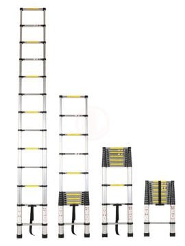 Saraylı Teleskopik Merdiven 13 Basamak 380 Cm
