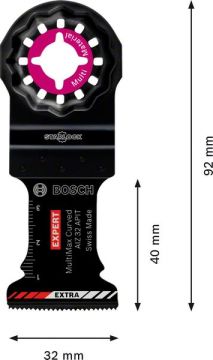 Bosch Starlock Aksesuarı / Expert Starlock Testere Ucu MuMax AIZ32APT (10 Adet) - 2608900026