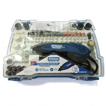 Evomax Evomax Çok Fonksiyonlu Mini Taşlama Seti - 6128001001