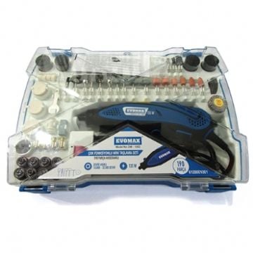 Evomax Evomax Çok Fonksiyonlu Mini Taşlama Seti - 6128001001