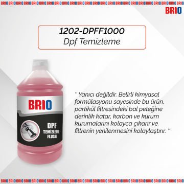 Brio Dpf Dizel Partikül Filtre Temizleme 1 L