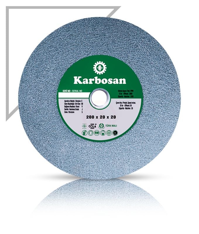 Karbosan SCG Taşlama Taşı T1 Düz 175x20x20 mm SCG 80 J 5 V - KAR920490