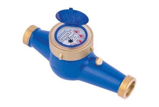 Klepsan Kuru Tip Çok Hüzmeli Soğuk Su Sayacı KVS 16K 1 260 mm 6,3m3/h