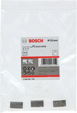 Bosch Elmas Karot Segmanı Standard For Concrete Ø32 mm (3 Adet) - 2608601746