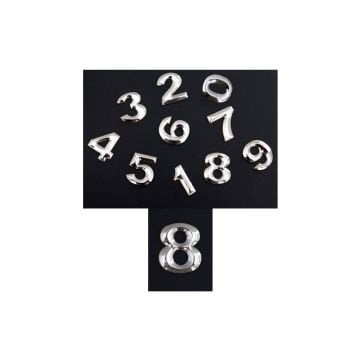 Akşan Metal Rakam Krom Rakam 24 mm