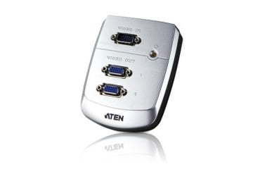 Aten 2-Port Vga Çoklayıcı, Plastik, 250 Mhz, 1920 X 1440 Dpi
