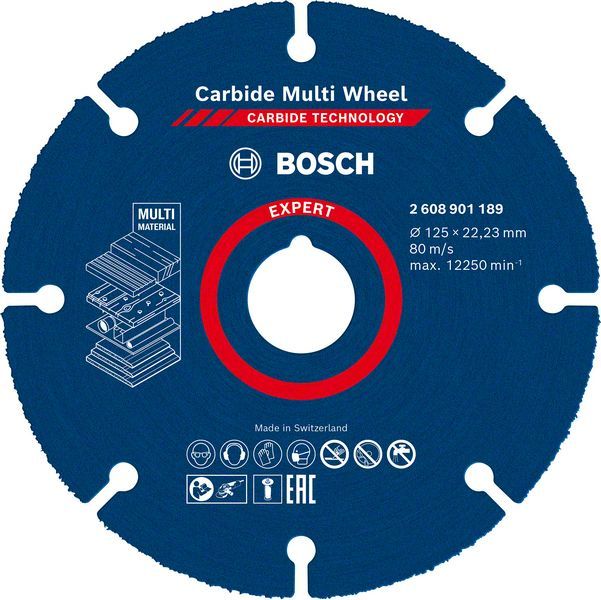 Bosch Kesme Diski Carbide Multi Wheel Expert 125 mm - 2608901189