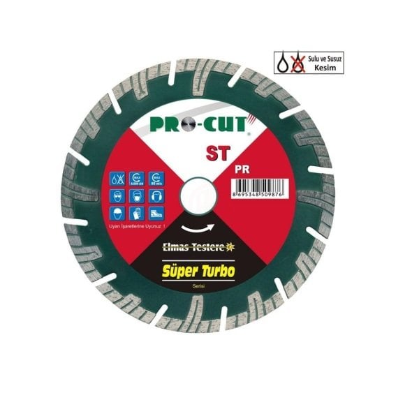Procut PR50987 SÜPER TURBO ELMAS TESTERE 180 MM - PRC50987