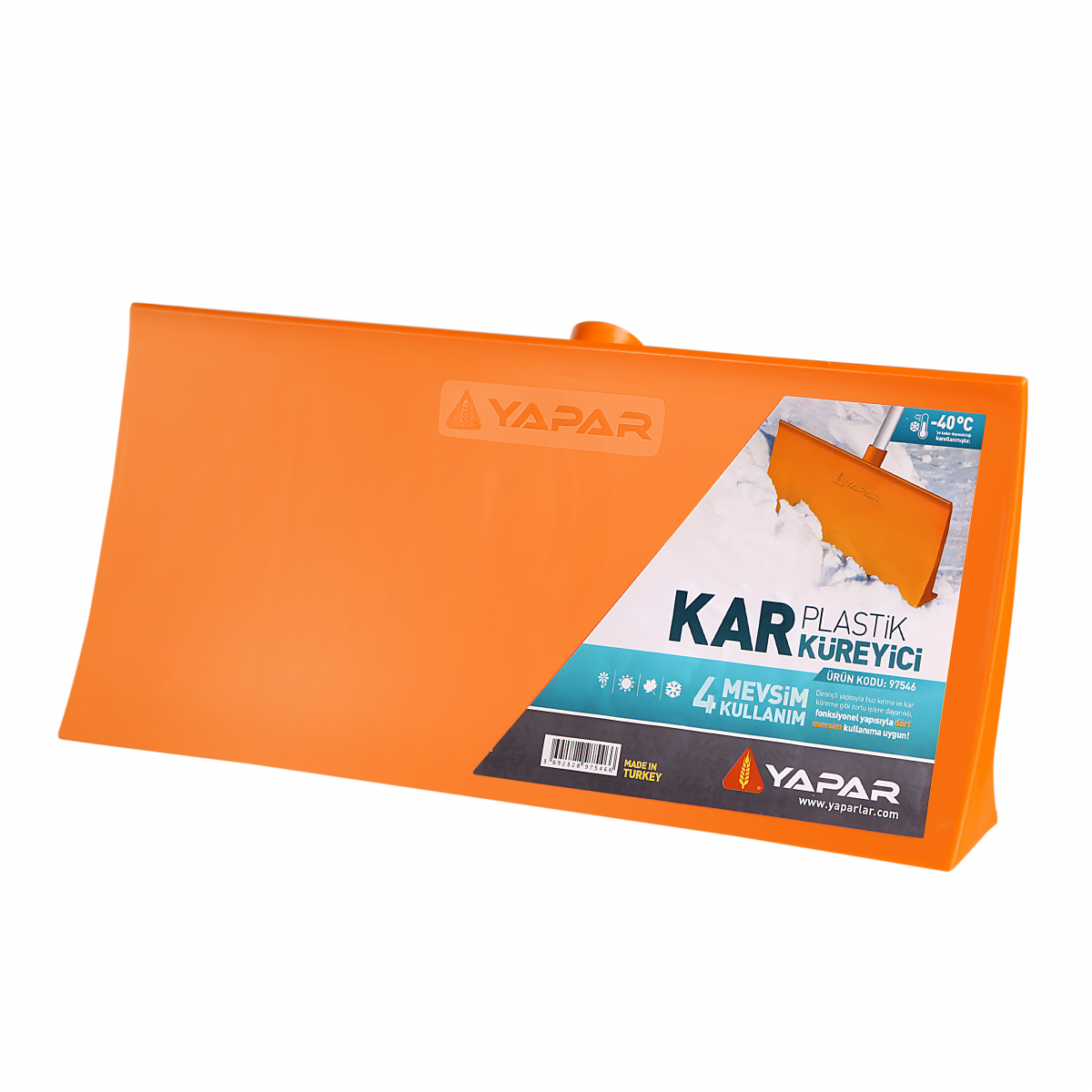 YAPAR Kar Küreyici Plastik Sapsız