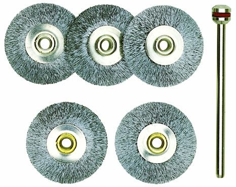 Proxxon Daire Tel Fırça 22 mm (5 Parça) (28952)