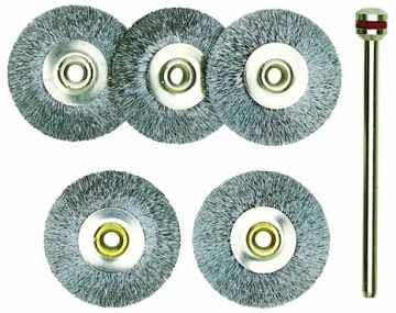 Proxxon Daire Tel Fırça 22 mm (5 Parça) (28952)