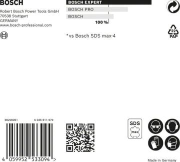 Bosch Kırıcı Delici Uç SDS-Max-8X Expert 22x720 mm (1 Adet) - 2608900235