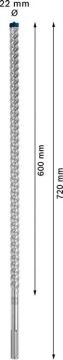Bosch Kırıcı Delici Uç SDS-Max-8X Expert 22x720 mm (1 Adet) - 2608900235