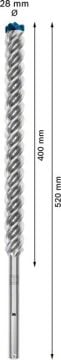 Bosch Kırıcı Delici Uç SDS-Max-8X Expert 28x520 mm (1 Adet) - 2608900248