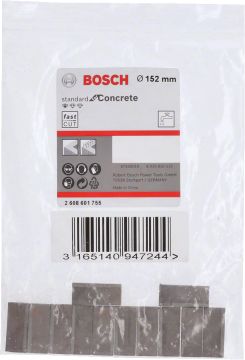 Bosch Elmas Karot Segmanı Standard For Concrete Ø152 mm (12 Adet) - 2608601755