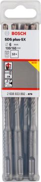 Bosch SDS Plus-5X Kırıcı Delici Uç 6,0x160 mm (10 Adet) - 2608833892